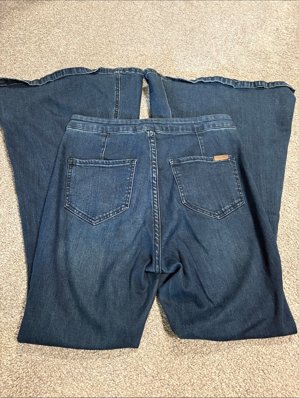 Rock And Roll Bargain Button Bell Jeans - Picture 6 of 9